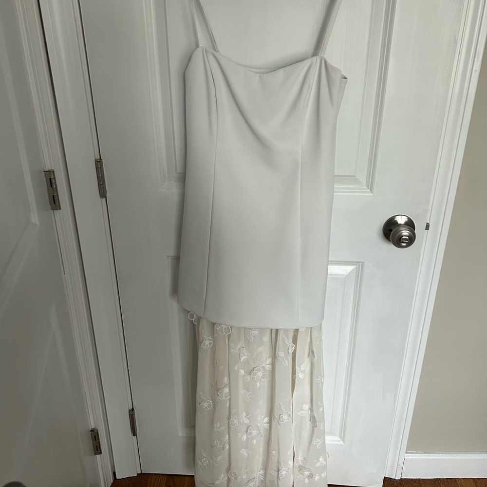 Abercrombie & Fitch White and Cream Dress